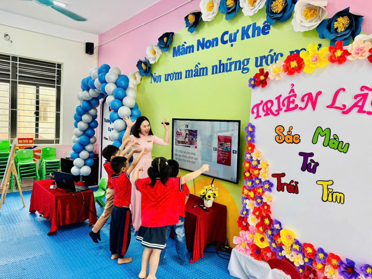 Kính mới các quý phụ huynh về tham dự Rạp chiếu phim Trường Mầm non Cự Khê