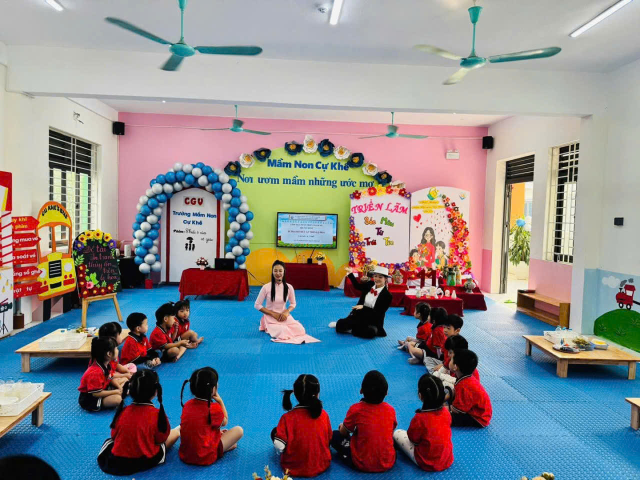 TRƯỜNG MẦM NON CỰ KHÊ TỔ CHỨC THAO GIẢNG CHÀO MỪNG NGÀY NHÀ GIÁO VIỆT NAM 20/11