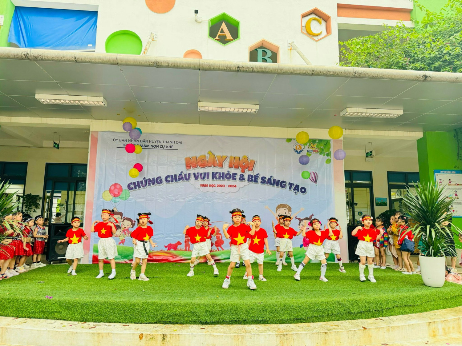 "NGÀY HỘI CHÚNG CHÁU VUI KHOẺ" - TRƯỜNG MẦM NON CỰ KHÊ. NĂM HỌC 2023-2024
